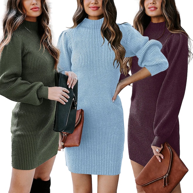 This Cute Amazon Sweater Dress Has Over 4,000 5-Star Reviews